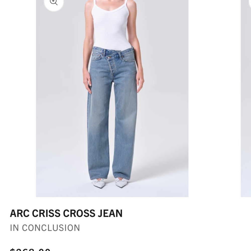 Agolde Wide-Leg Jeans - Light Blue Wash